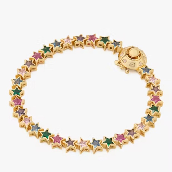 $148 Kate Spade Space Cadet Star Tennis Bracelet - Picture 1 of 6